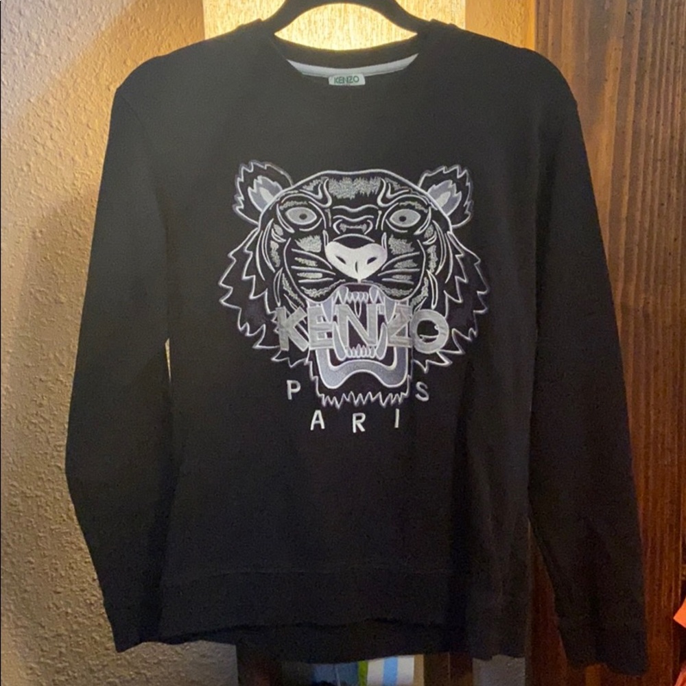 Kenzo black and silver sweater